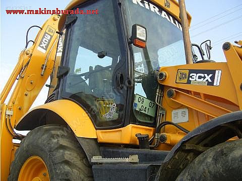 2 el jcb 3cx lastikli is makinasi