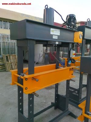 100 Ton Gezer Kafa Kollu Motorlu Hidrolik Press (Sıfır)