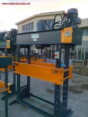 150 Ton Gezer Kafa Kollu  Motorlu Hidrolik Press (Sıfır)